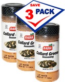 Badia Collard Greens Seasoning 6 oz Pack of 3
